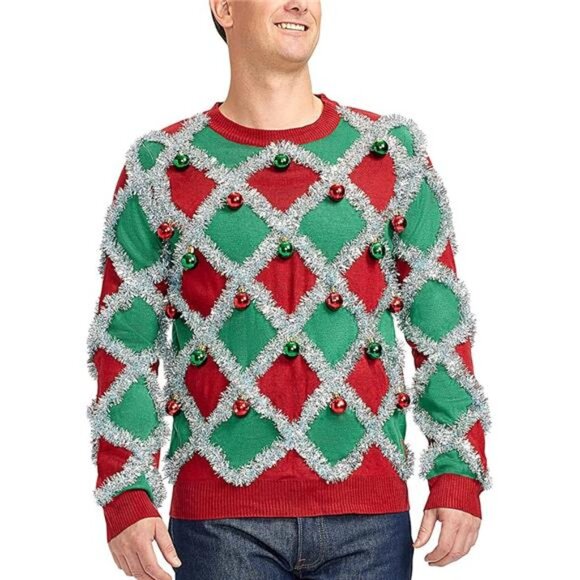 Ugly Christmas Sweater for Men - Colorful and Funny Men's - Picture 7 of 7